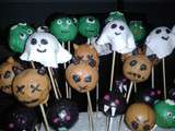 Halloween - cake pops monstres