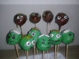 Halloween - cake pops monstres