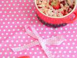 ♥ Petits crumbles aux fruits rouges et amandes ♥