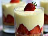 Tiramisu au fromage blanc et aux fraises