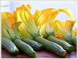 Mini-courgettes fleurs farcies