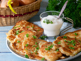 Galettes à l’oignon (végétarien, vegan)