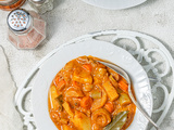 Ragoût de légumes au beurre de cacahuètes (végétarien, vegan)