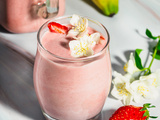 Smoothie fraise / banane (végétalien, vegan)
