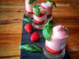 Mousse aérienne fraise – basilic