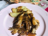 Pleurotes Rôties et sa sauce Gravy