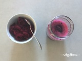 Colorant rose fait maison