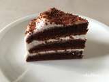 Petit layer cake choco-coco, sans four