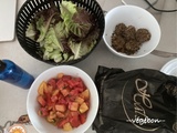 Repas véganes de fin juillet