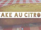 Cake au citron