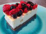 Cheesecake aux fruits rouges