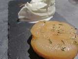 Tatin de poires - sorbet roquefort