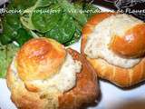 Brioches au roquefort (un tour en cuisine: le fromage)