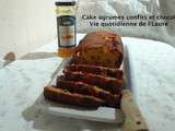 Cake agrumes confits et chocolat