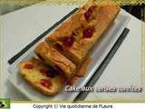 Cake aux cerises confites