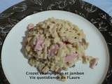 Crozet champignon et jambon