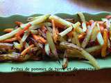 Frites de pommes de terre et carottes