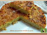 Gâteau aux pommes reinette du jardin