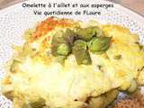 Omelette à l'aillet et aux asperges