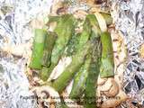 Papillotes de saumon aux asperges vertes (concours)