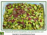 Pommes de terre, courgettes à la cancoillotte