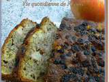 Quatre-quarts aux pommes et fruits secs