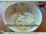 Rillettes de courgettes