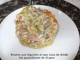 Risotto aux légumes et aux cous de dinde