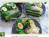 Salade presque toute verte