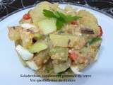 Salade thon, sardines et pommes de terre