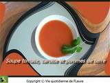 Soupe tomate, carotte et pommes de terre