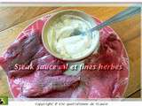 Steak sauce ail et fines herbes