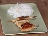 Petite Inspiration Asiatique, Brochettes de Poulet a La Sauce Soja