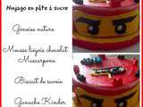 Gâteau ninjago + tuto