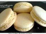 Macarons ganache chocolat blanc vanille