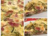 Tarte courgettes, jambon et mozarella | Virg & ses Délices