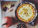 Tarte à la courge butternut et au gorgonzola