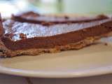 Tarte au chocolat en guise d'amitié