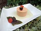 Bavarois de tomates au basilic