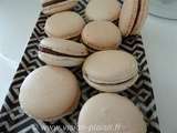 Macarons au zestes d'orange et chocolat