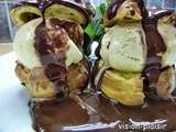 Profiteroles au chocolat