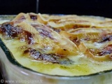 Tartiflette de patates douces au safran