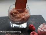 Pralines rose en riz au lait et tuiles