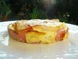 Quiche au jambon … mais sans pâte