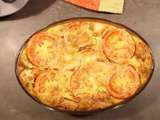 Clafoutis chèvre tomate