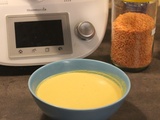 Velouté de lentille corail au lait de coco - Thermomix