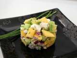 Salade exotique mangue avocat