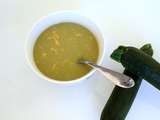 Soupe courgette et cheddar