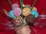 Cadeaux gourmands: bouquet de cakes pops