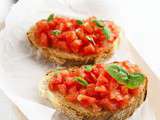 Bruschetta et pane pomodoro